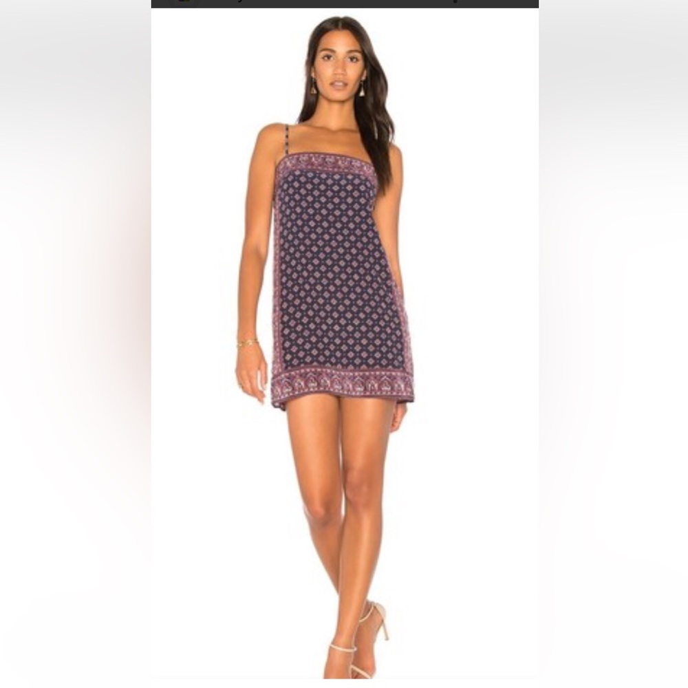 Joie Navy and Pink Mini Dress